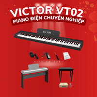 Piano Chuyên Nghiệp Cho Người Mới Tập Chơi - Piano Victor Tặng Full Phụ Kiện