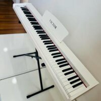 Piano Điện Victor VT02 Màu Trắng nhập Khẩu Chính Hãng