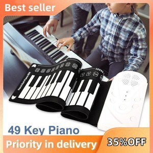 Piano phím mềm - Piano cuộn - Roll Up Piano - Soft Keyboard Piano 49 key
