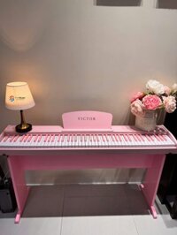 Piano Victor Pink – Full màu hồng phù hợp với các bạn nữ yêu thích màu hồng