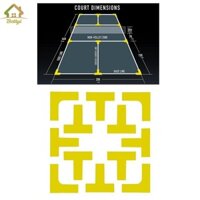 Pickleball Court Marker, Bộ đánh dấu đường nét Sân Tennis Mini, Thiết bị silicon