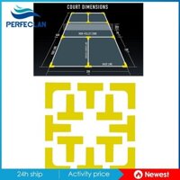 Pickleball Court Marker, Bộ đánh dấu đường nét Sân Tennis Mini, Thiết bị silicon