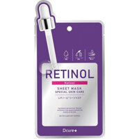 PICOMONTE Dcure+ Retinol, Vitamin, Hyaluronic acid + collagen formula, Ceramide Sheet Mask anti-aging care Direct from Japan