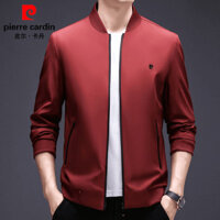 Pierre Cardin Mới Phong Cách Hàn Quốc Đứng Cổ Thu Đông Áo Khoác Nam Đa Năng Áo Khoác Nam Công Sở