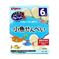 PIGEON- Bánh ăn dặm bổ sung canxi cá mòi 6 tháng