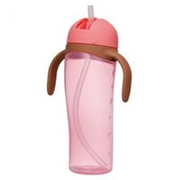 Pigeon - Bình uống nước tay cầm có ống hút 330ml