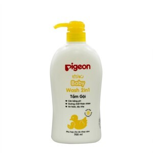 Sữa tắm gội 2 trong 1 Pigeon tinh chất hoa hướng dương - 700ml