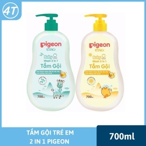 Sữa tắm gội 2 trong 1 Pigeon tinh chất hoa hướng dương - 700ml