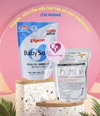 PIGEON- Sữa tắm gội cho trẻ sơ sinh không mùi (Túi 400ml)