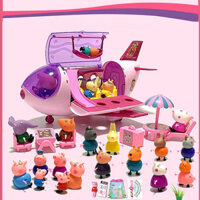 Piggy Ngày Lễ Máy Bay Influencer Nhà Chơi Du Lịch Máy Bay Bé Trai Bé Gái Máy Bay Cho Bé Hello Kitty Trọn Bộ