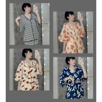 PIJAMA CÁNH DƠI MAINGO HỌA TIẾT SANG CHẢNH
