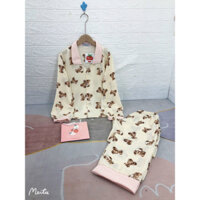 pijama cổ sen lụa mango