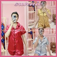 Pijama đồ ngủ đùi phi bóng