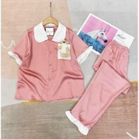 pijama túi gấu lụa satin,đồ bộ , đồ ngủ cao cấp