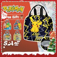 Pikachu Gói Cơm Trưa Anime Hoạt Hình Trẻ Em Hộp Cơm Trưa Cách Nhiệt Bé Trai Bé Gái Học Sinh Trường Hộp Cơm Trưa