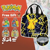 Pikachu Gói Cơm Trưa Anime Hoạt Hình Trẻ Em Hộp Cơm Trưa Cách Nhiệt Bé Trai Bé Gái Học Sinh Trường Hộp Cơm Trưa