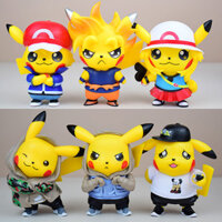 Pikachu làm bằng tay Trọn Bộ Pokemon hộp mù đồ trang trí búp bê Pokémon búp bê mô hình anime Quà Tặng [djy]