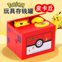 Pikachu Trộm Tiền Heo Đất 2023 Phong Cách Mới Trẻ Em Bé Gái Có Thể Tiết Kiệm Và Nhận Mèo Con Có Thể Trộm Tiền Xu Influencer