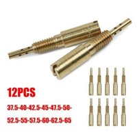 Pilot Jet Phụ Kim Phun 37.5-65 Cho Mikuni Carb VM28 / 486 Phản Lực Chậm Gloden Phi Công Mới 12 Mảnh Phản Lực