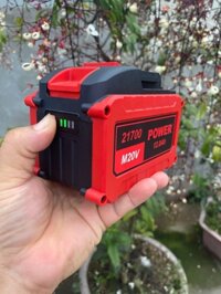 Pin 15 cell 21700 chân phổ thông dung lượng 12ah dòng xả 120a có đèn báo pin vỏ chống sốc