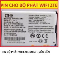 Pin 1500mAh Cho Máy Phát Sóng Wifi ZTE MF65 - Pin Siêu Khỏe pin tốt pin thay thế cho bộ phát wifi zte mf65 pin mf65 cao cấp