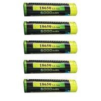 Pin 18650 Akasha 6000mAh 4.2V Combo 5 Viên