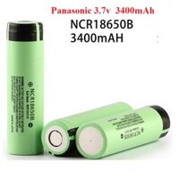 Pin 18650 panasonic 3.7v 3400mAh dùng cho đèn Pin Sạc Dự Phòng Pin Laptop Micro Đèn Pin Pin mới 100%