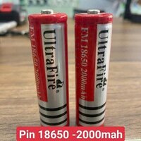 PIN 18650 ULTRAFIRE 2000MAH - PIN SẠC - XỊN