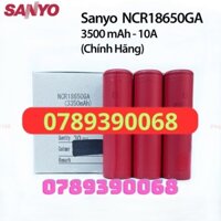 Pin 18650GA Sanyo NCR18650GA 3450mAh 10A chính hãng Nhật Bản pin công nghiệp