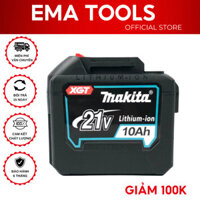 Pin 20 cell Makita 21v 10Ah dòng sả cao chân pin phổ thông 4cm có đèn led báo pin