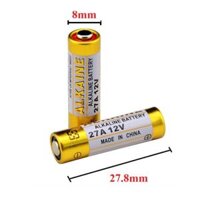 Pin 27A 12V Alkaline Siêu bền – Dùng cho Remote, Cảm biến, Báo Trộm, Cửa cuốn, Bút trình chiếu