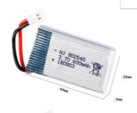 Pin 3.7v 600mah Pin sạc máy bay có mạch bảo vệ xả 25c giá sỉ - 1 Pin