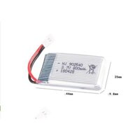 Pin 3.7v 800mah Máy bay điều khiển từ xa Flycam có mạch xả 25c sạc lại nhiều lần - 1 Pin