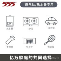 Pin 555 kích thước lớn cho bếp gas Vatti Fotile Boss, máy nước nóng, pin AA cao cấp, pin khô kẽm-mangan KÍCH THƯỚC D Carbon 1.5V bán buôn