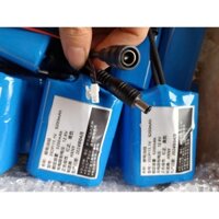 Pin 6 Cell Có Chân Zắc Chuyển Đổi - Pin Lưu Trữ Cho Quạt Tích Điện, Camera, Cục Wifi, Loa Kéo,...