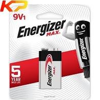 Pin 9V Energizer alkaline Max 522 BP1 - Vỉ 1 viên - Chính Hãng