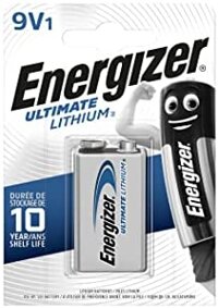 Pin 9V Energizer Lithium L522BP