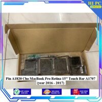 Pin A1820 Cho MacBook Pro Retina 15 Touch Bar A1707 year 2016 - 2017 - Hàng Nhập Khẩu