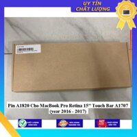 Pin A1820 Cho MacBook Pro Retina 15 Touch Bar A1707 year 2016 - 2017 - Hàng Nhập Khẩu New Seal