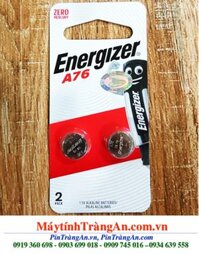 Pin A76-LR44; Pin cúc áo 1.5v Alkaline Energizer A76-LR44-AG13 chính hãng (Loại Vỉ 2viên)