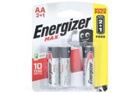 Pin AA 3 viên Energizer Max E91BP2+1
