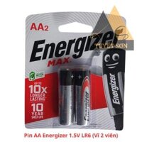 Pin AA Energizer 1.5V MAX E91 BP2 - pin đồ chơi pin đồng hồ