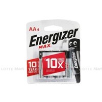 Pin AA Energizer Max E91 BP4 Vỉ 4 Viên