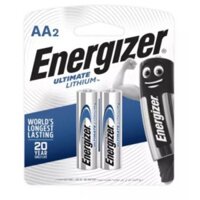 PIN AA Energizer Ultimate Lithium 1.5V L91-BP2(Vỉ 2 Viên)