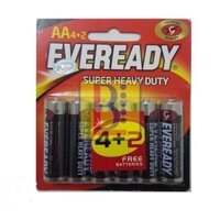 Pin AA Eveready 4+2 (vĩ 6 viên)