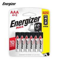Pin AAA Energizer Max E92 BP4+2