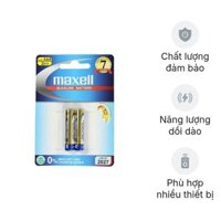 Pin Alkaline AAA Vỉ 2 viên MAXELL LR03