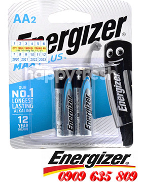 Pin Alkaline Energizer AA Max Plus EP91 BP2 vỉ 2 viên