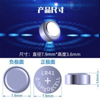 Pin Alkaline Nút LR41 Chính Hãng AG3 Con Trỏ Laser 192 Nhiệt Kế 392A Đồng Hồ Điện Tử 1.5V Loại Đa Năng