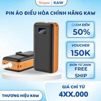 Pin Áo Điều Hòa KAW Pin 50000 mAh Bảo Hành Lỗi 1 Đổi 1, Công Suất Mạnh, Pin Khỏe
